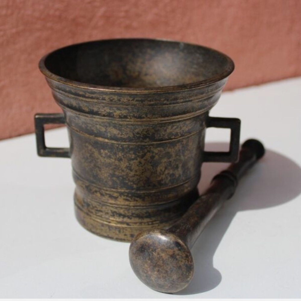 💎✨ COLLECTABLE ✨💎 EUROPE BRASS HEAVY MEDICINE 1825 - Picture 8 of 12